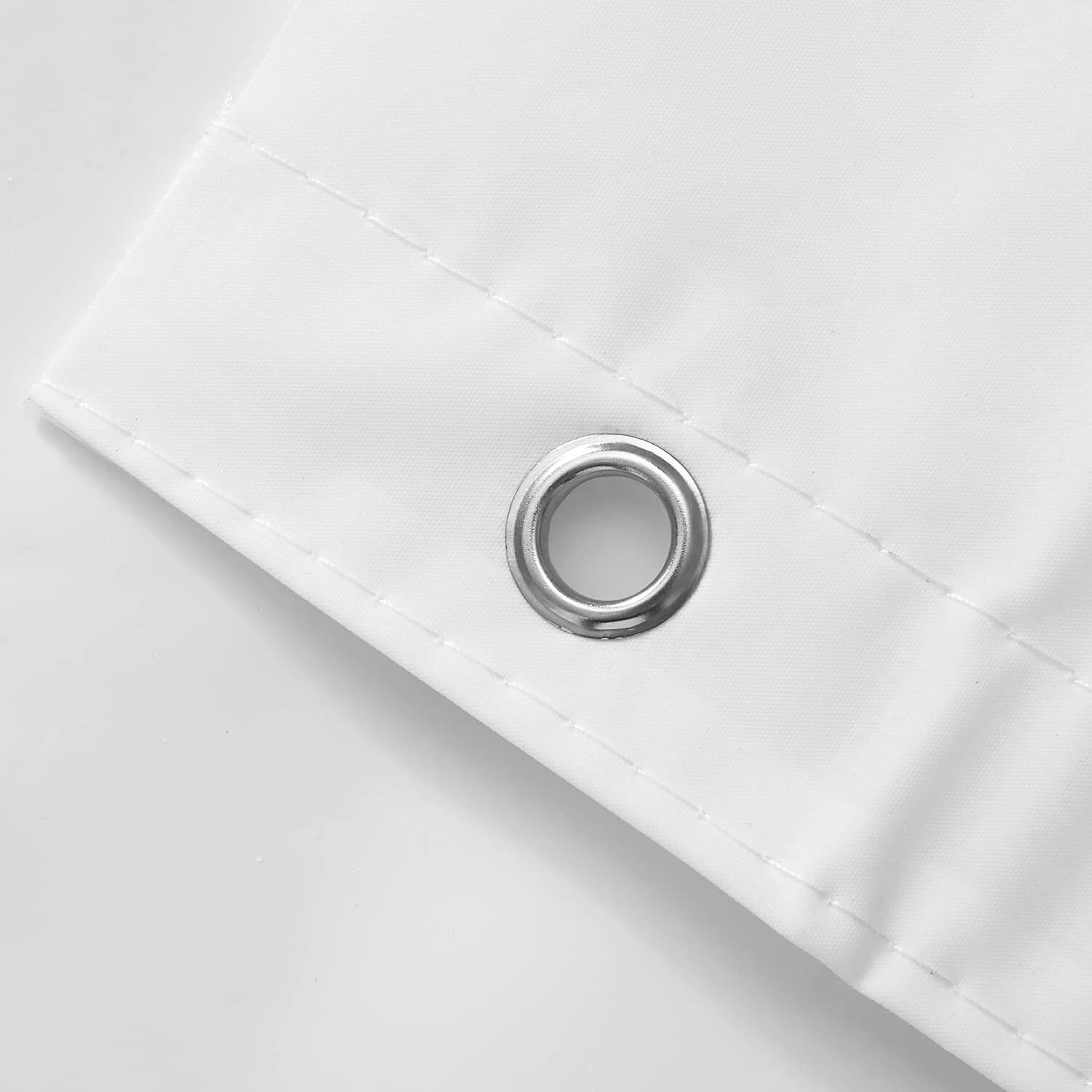 Premium 70" x 72" White PVC Shower Curtain Liner Waterproof Bed Bath